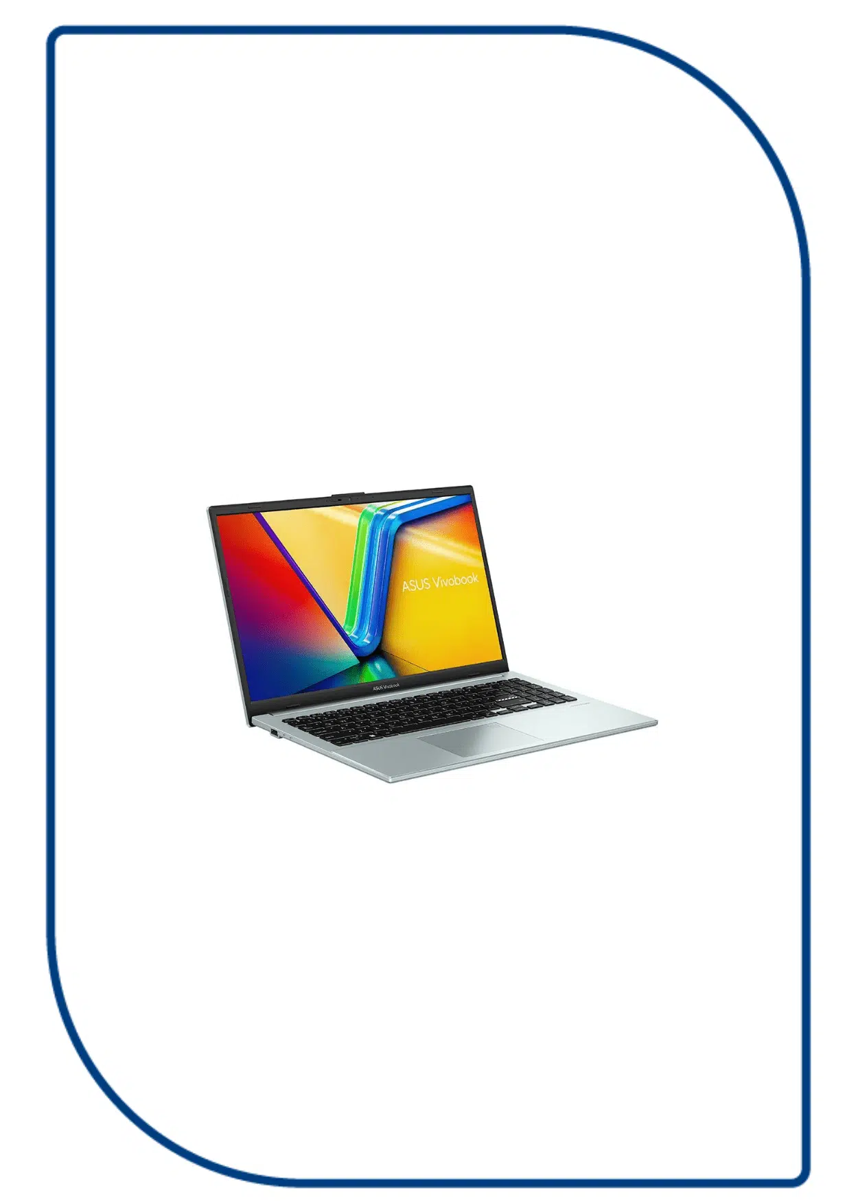ASUS Vivobook Go 15 E1504FA-NJ001 Laptop (AMD Ryzen 3-7320U - 4GB Ram - M.2 NVMe 256GB - AMD Radeon Graphics - 15.6 Inch FHD 60Hz) - Green Gray ASUS Vivobook Go 15 E1504FA-NJ001