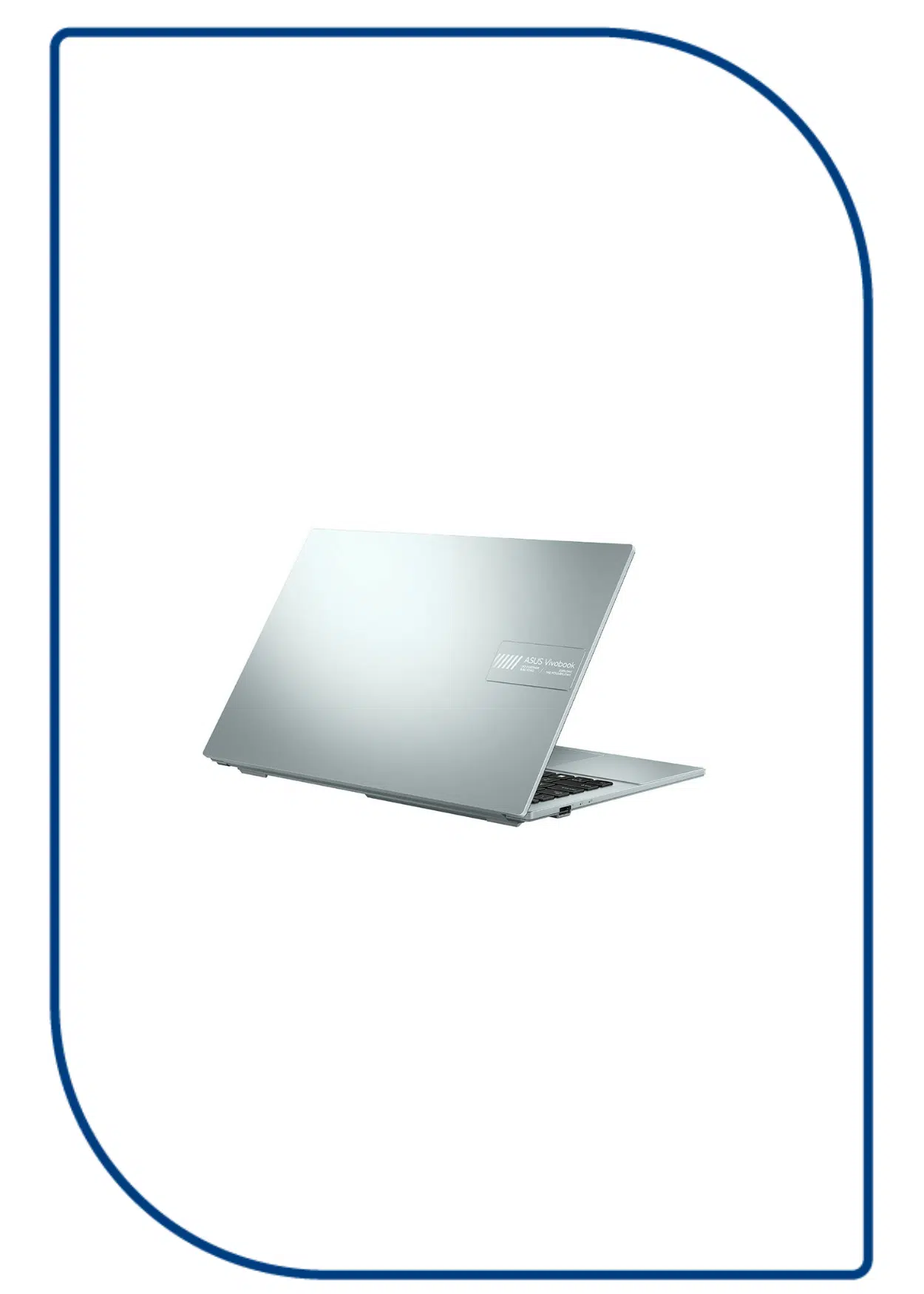 ASUS Vivobook Go 15 E1504FA-NJ001 Laptop (AMD Ryzen 3-7320U - 4GB Ram - M.2 NVMe 256GB - AMD Radeon Graphics - 15.6 Inch FHD 60Hz) - Green Gray ASUS Vivobook Go 15 E1504FA-NJ001