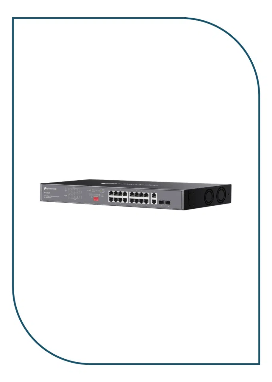 Omada 18-Port Gigabit Unmanaged Rackmount Switch with 16-Port PoE+ DS1018GMP (2)