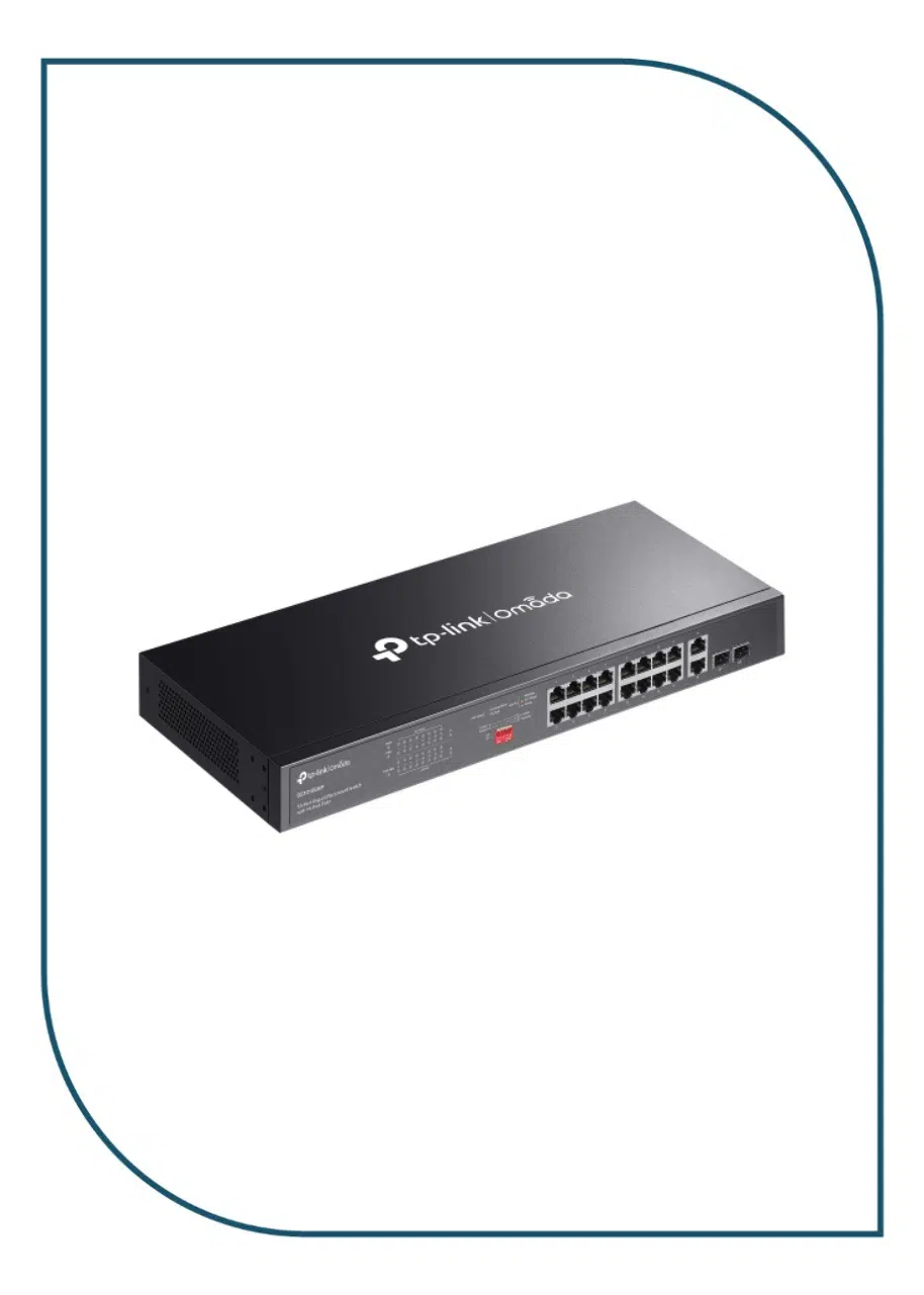 Omada 18-Port Gigabit Unmanaged Rackmount Switch with 16-Port PoE+ DS1018GMP (2)