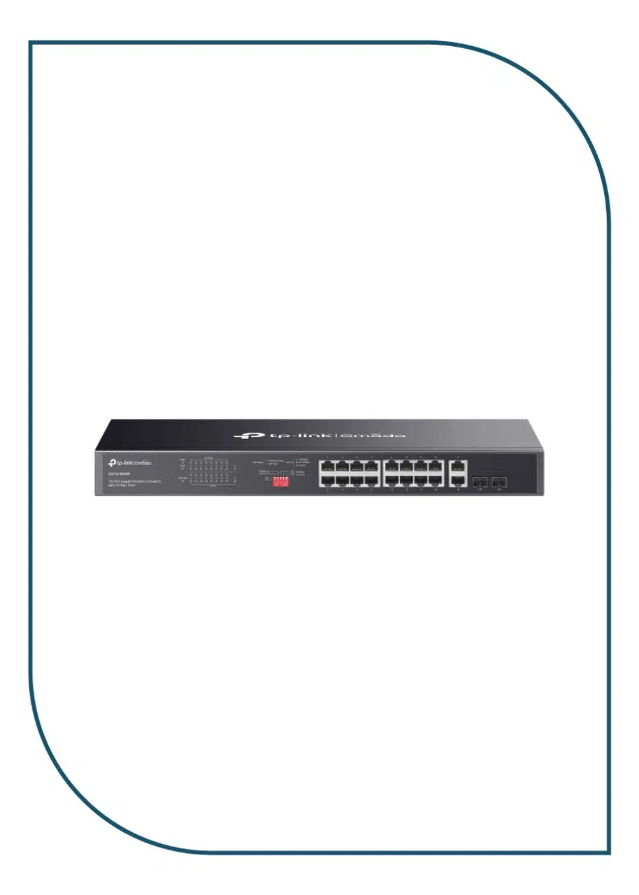 Omada 18-Port Gigabit Unmanaged Rackmount Switch with 16-Port PoE+ DS1018GMP (2)