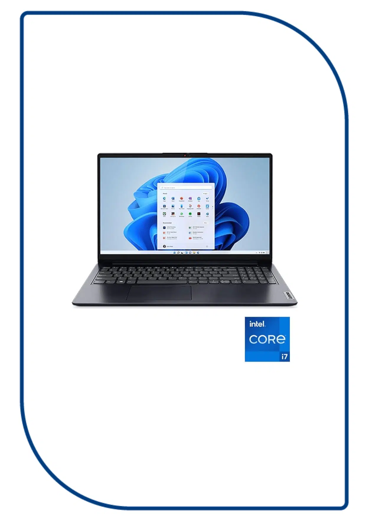 Lenovo IdeaPad 1 15IAU7 Intel Core I7-1255U 512GB SSD 8GB Ram Intel Iris Xe Graphics 15.6" Inch FHD Win.11 Lenovo Ideapad 1 15IAU7