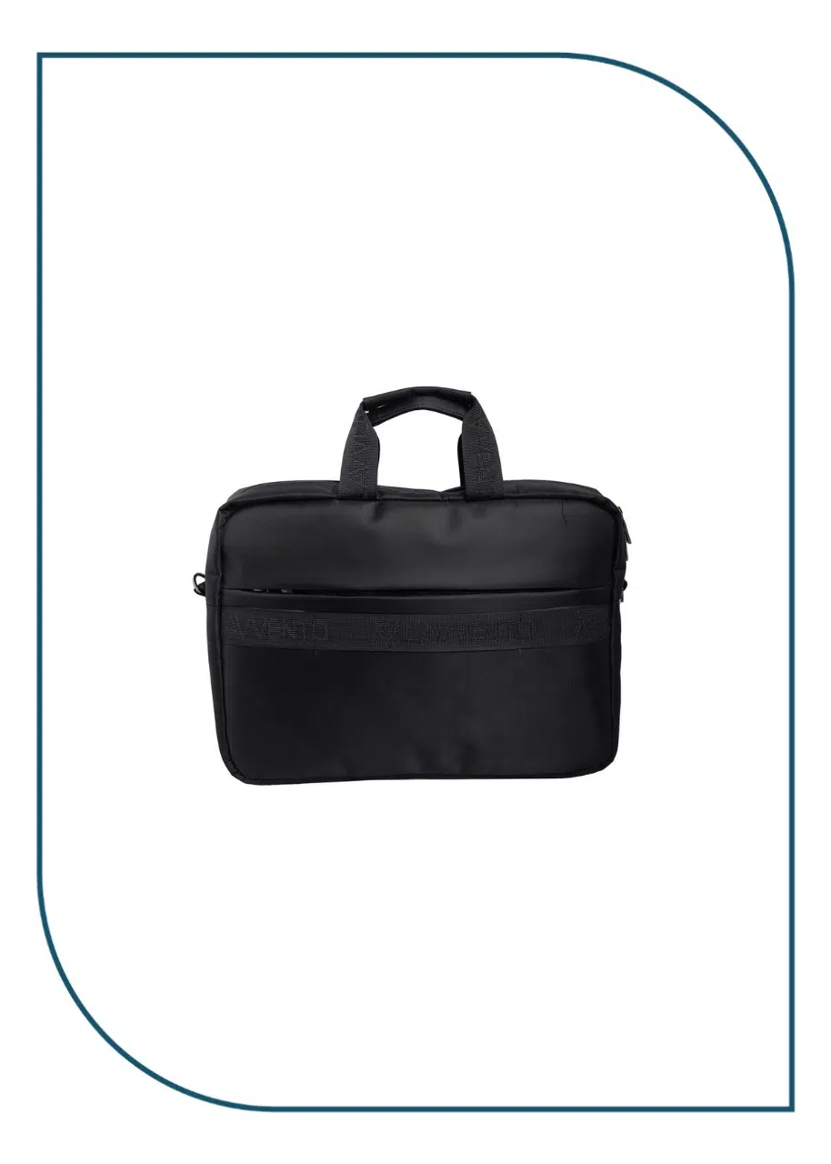 L'AVVENTO (BG786) Business Laptop Shoulder Bag fits up to 15.6" - Black BG786 (4)