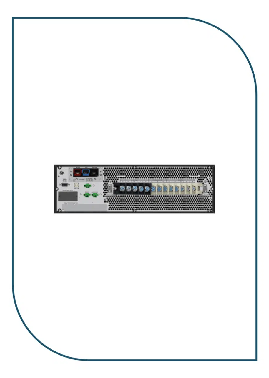 APC (SRV15KRILRK) Easy UPS On-Line, 15kVA/15kW, Rackmount 9U, 230V, Hard wire 3-wire(1P+N+E) outlet, Intelligent Card Slot, LCD, Extended Runtime, W/ Rail Kit SRV15KRILRK