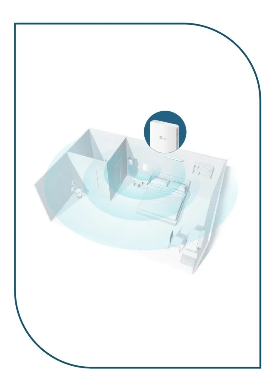 tplink Omada AC1200 Wireless MU-MIMO Gigabit Wall Plate Access Point EAP235-Wall