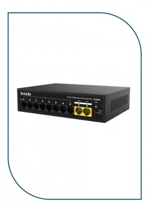 Tenda S110PC 10-Port 100M Lite PoE Switch with 8-Port PoE S110PC