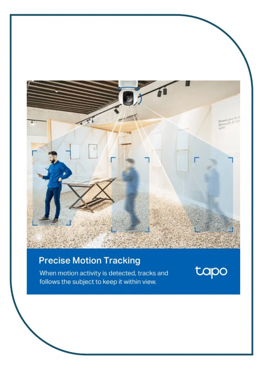 Pan/Tilt Home Security Camera Tapo C202