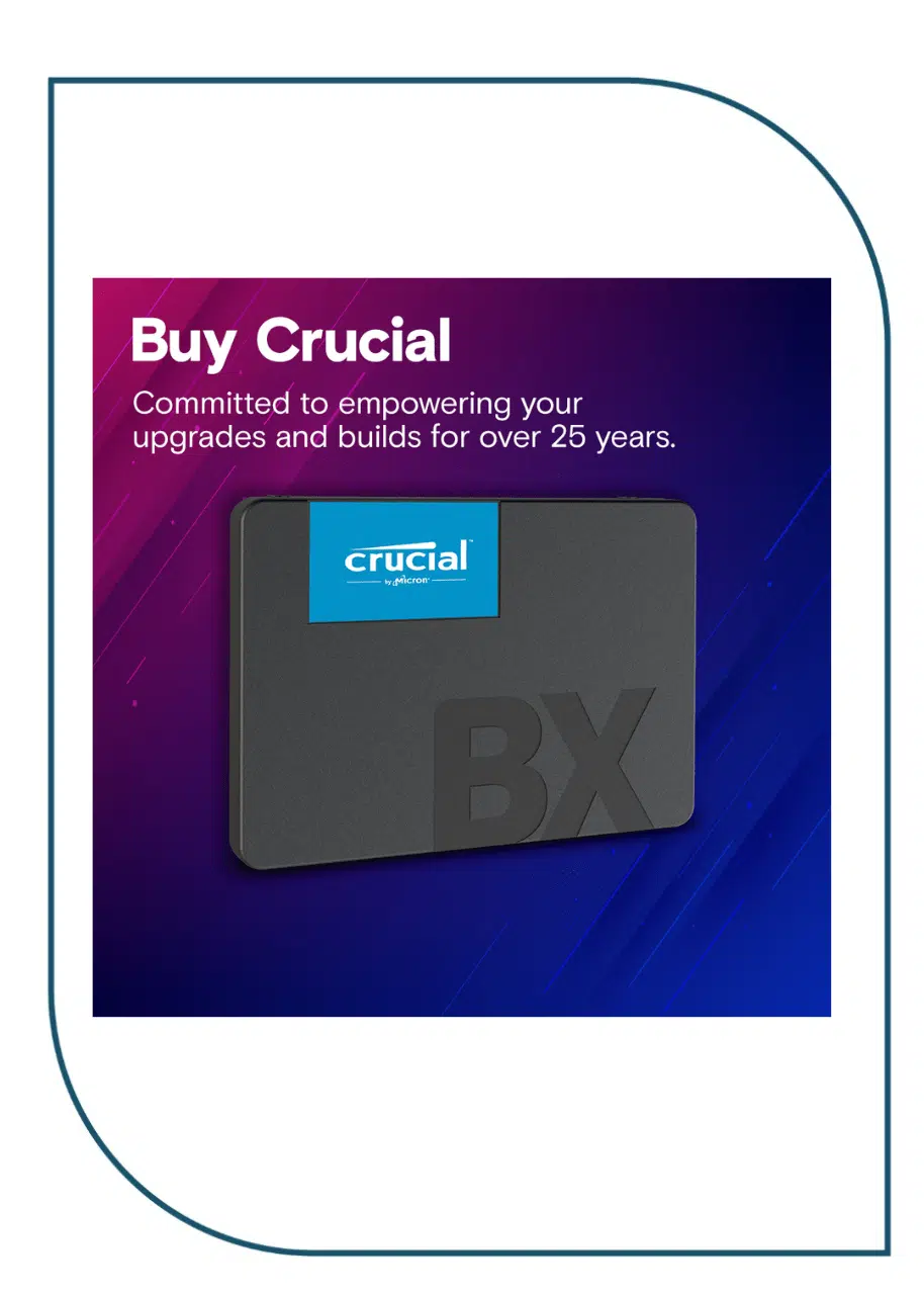 Crucial BX500 2TB 3D NAND SATA 2.5-inch SSD Crucial BX500 1TB