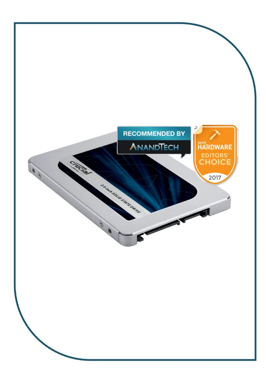 Crucial MX500 1TB 3D NAND SATA 2.5-inch 7mm (with 9.5mm adapter) Internal SSD Crucial MX500 1TB