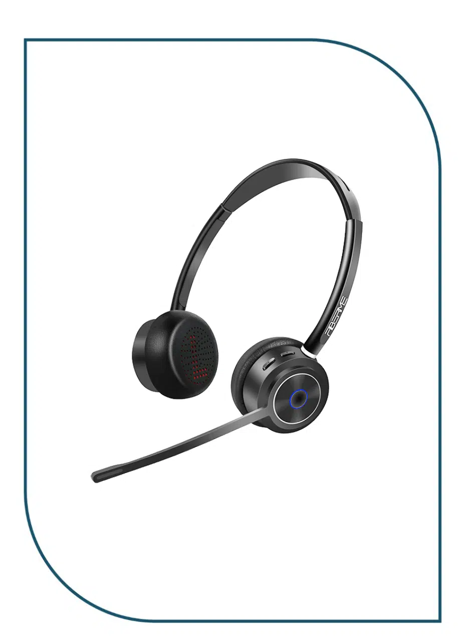 FIBERME FBH32D Bluetooth Duo Headset, Multi Function Keys, AI Noise Cancellation 75%. FBH32D