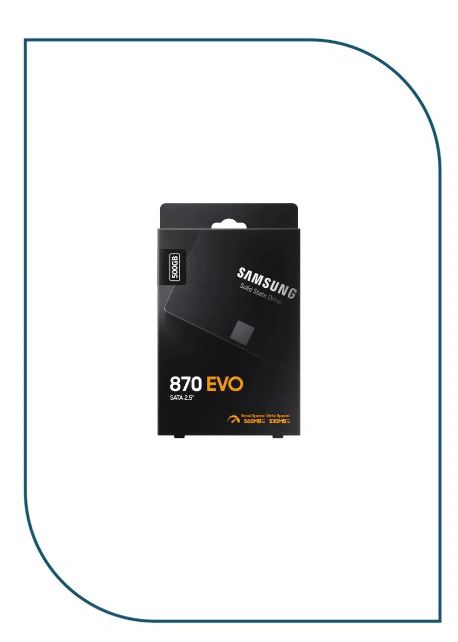 SAMSUNG 870 EVO 500GB Sata 2.5 Inch Internal SSD (8806090527463) SAMSUNG 870 EVO 500GB