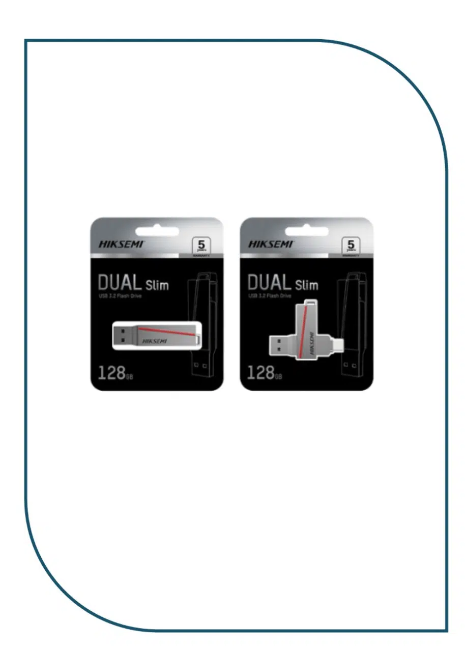 Hiksemi Dual Slim E307C 64GB Type-C & USB 3.2 Flash Memory Hiksemi Dual Slim E307C 64GB