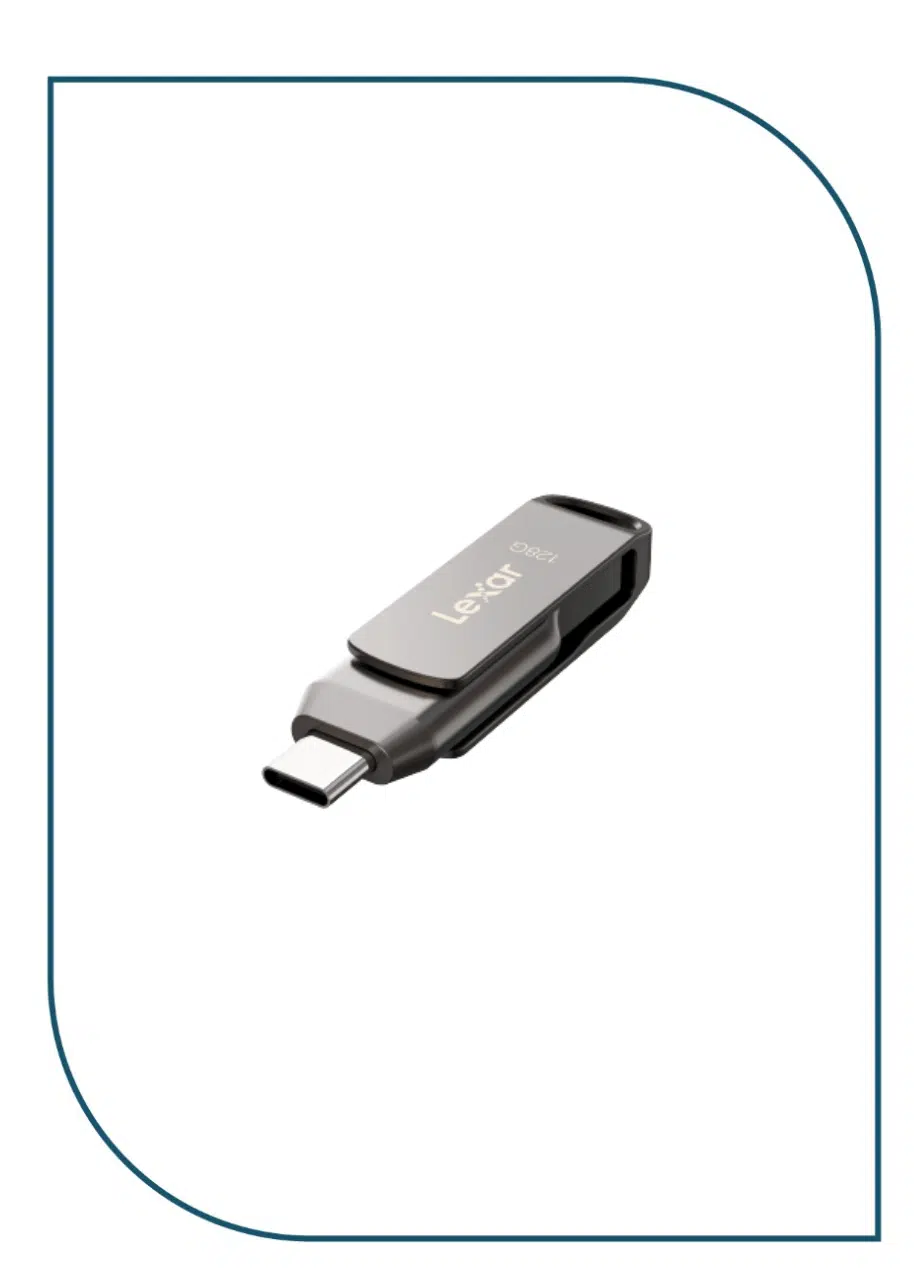 Lexar JumpDrive Dual Drive D400 128GB Type-C & USB 3.2 Flash Memory JumpDrive Dual Drive D400 128GB