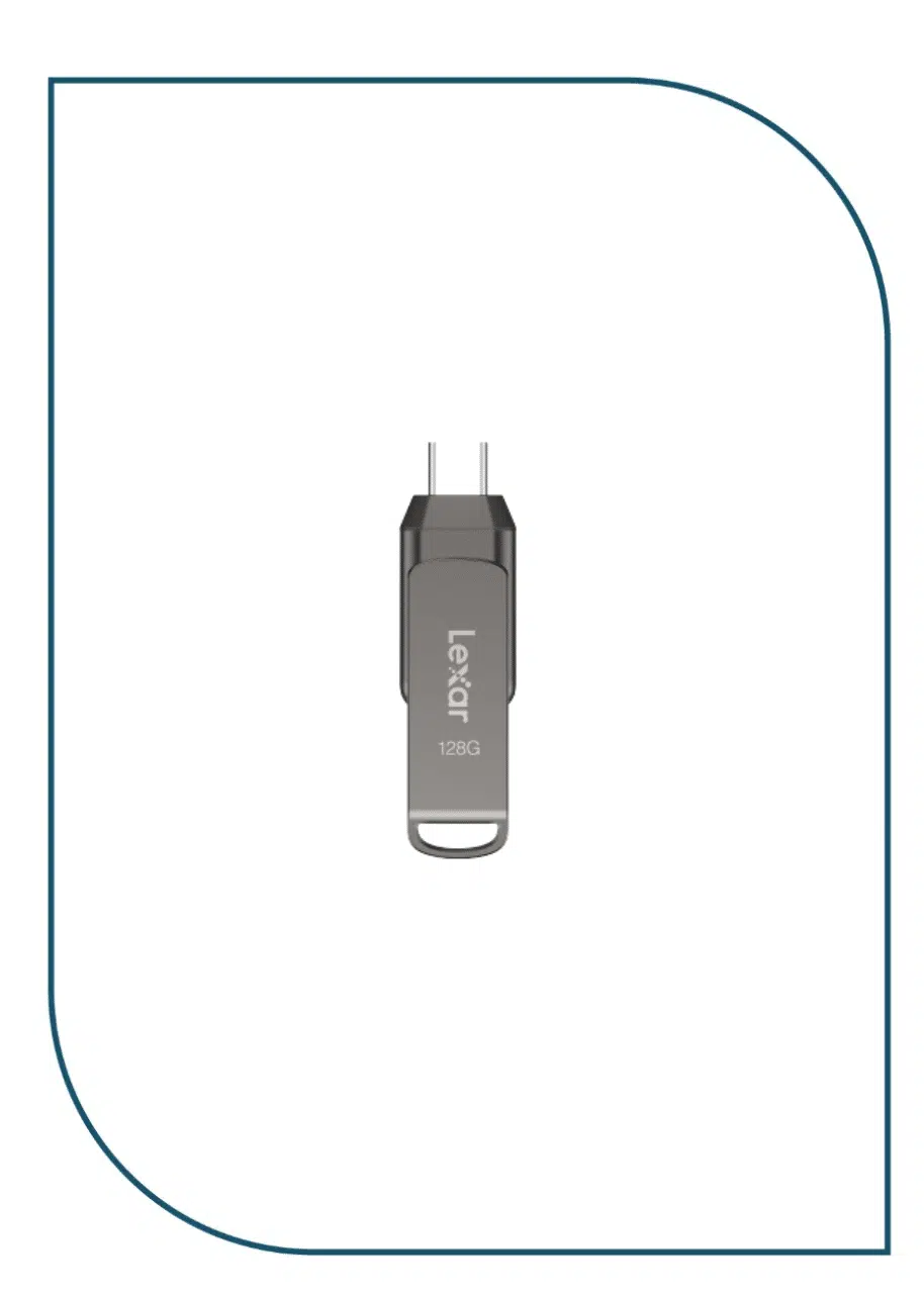 Lexar JumpDrive Dual Drive D400 128GB Type-C & USB 3.2 Flash Memory JumpDrive Dual Drive D400 128GB