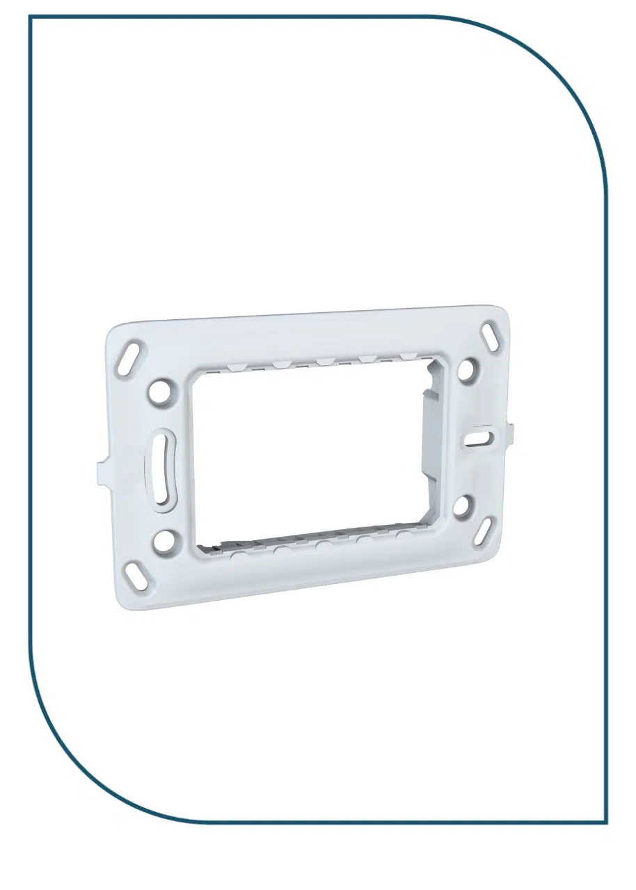 Schneider MGU7.103.P | Unica - rectangular fixing frame - 3 m - 1 gang Schneider MGU7.103.P