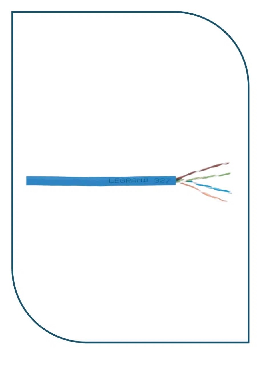 Legrand Cable category 6 U/UTP 4 pairs LSZH Euroclass Dca 305 meters blue (32754) 32754