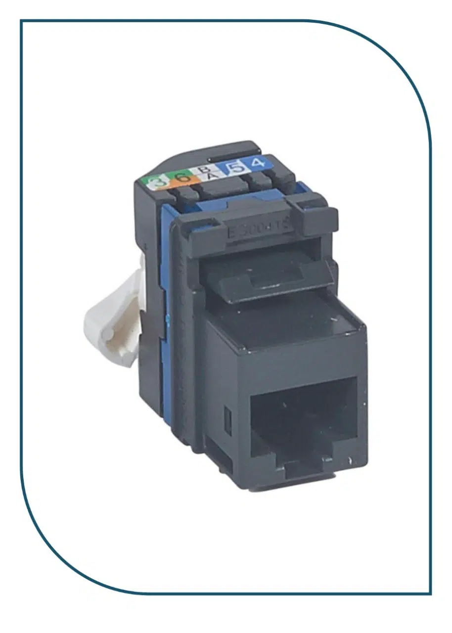 Legrand Keystone Rj 45 Socket Lcs² - Category 6 - Utp - Fast Connection (33181) 33181