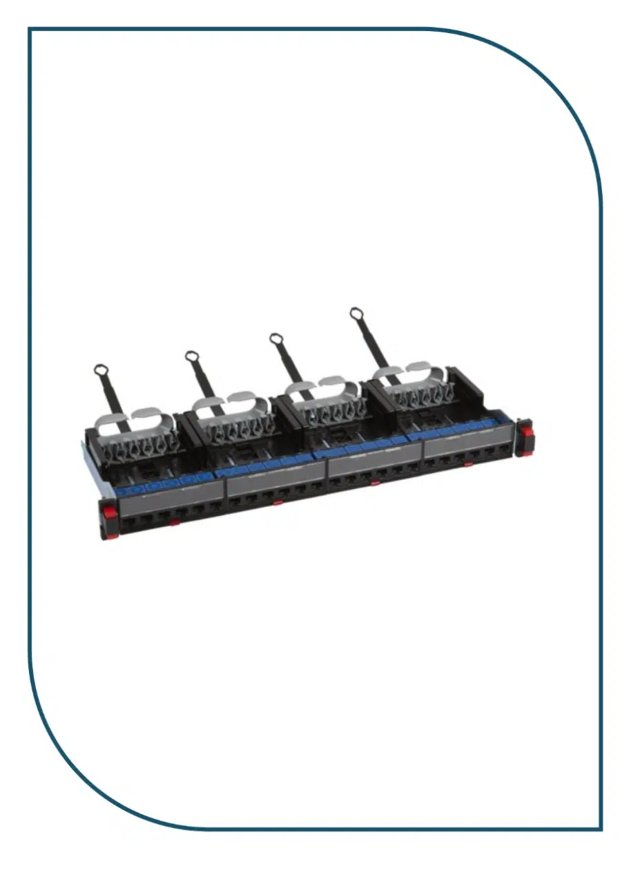Legrand Patch panel 19 inch - equipped with 24 RJ45 Category 6 UTP (33760) 33760