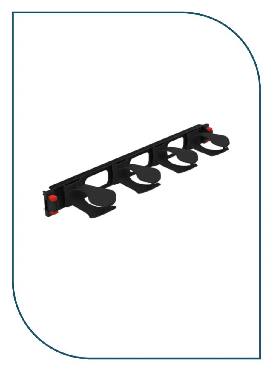 LEGRAND 19 inches management panel 1U metal 2 axes quick fixing (46522) 46522