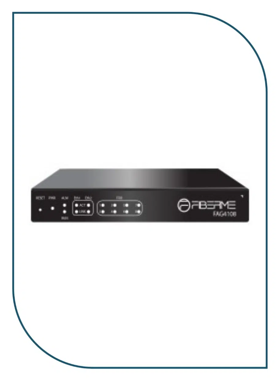FiberMe FAG4108 FXO IP Gateway FAG4108