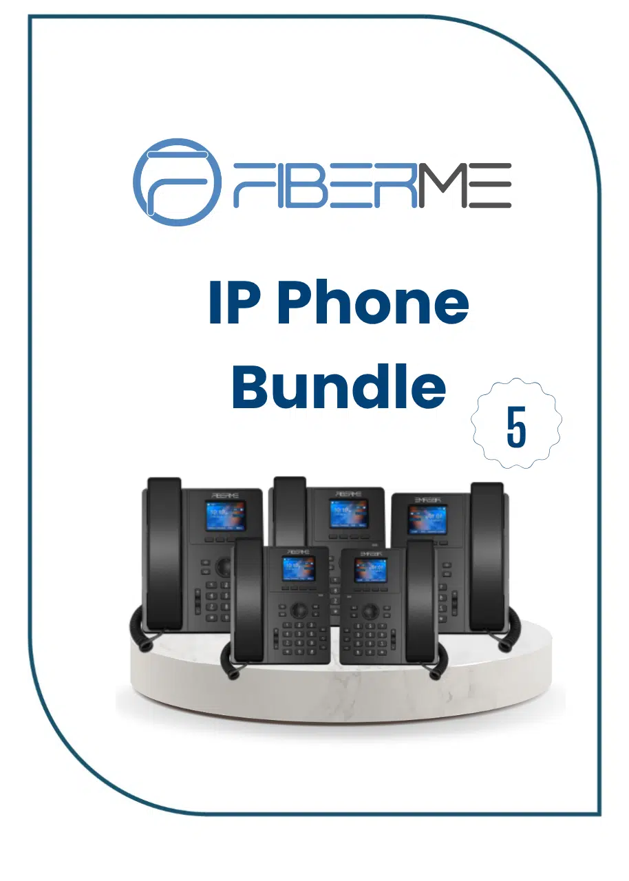 FIBERME FXP2511G IP Phone Bundle bundle