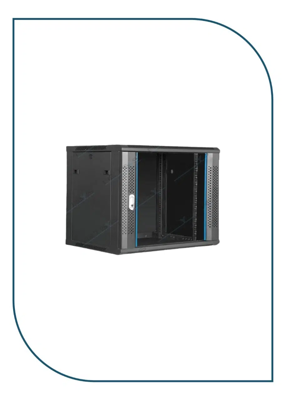 Netsys Wall Mount Cabinet 9U 60X60cm Glass Door (NS-501GL9U6060) NS-501GL9U6060