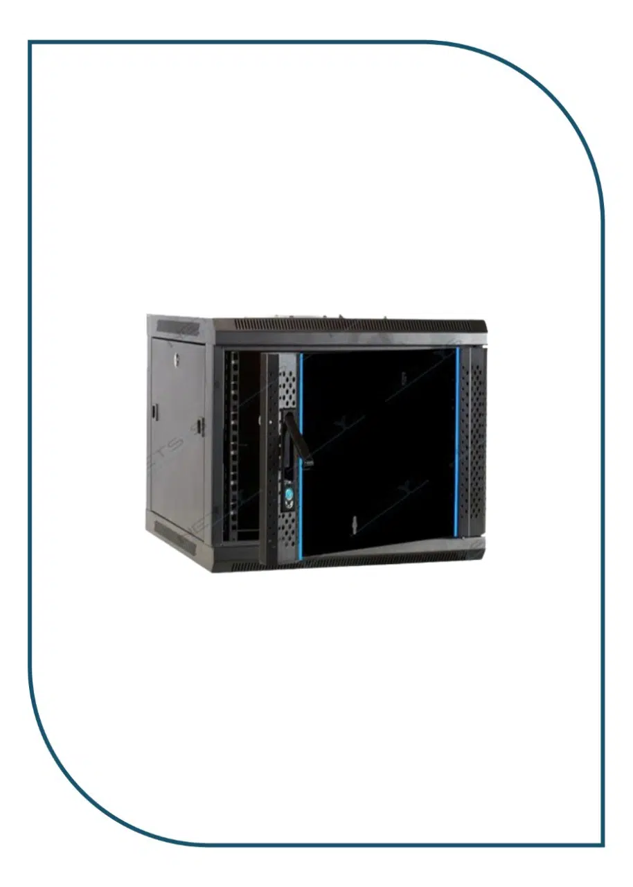 Netsys Wall Mount Cabinet 9U 60X45cm Glass Door (NS-501GL9U6045) NS-501GL9U6045