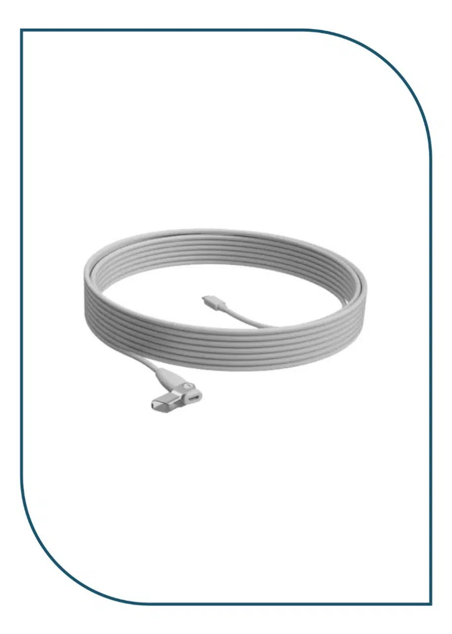 Logitech Rally Mic Pod Extension Cable 10m (952-000047) Logitech Rally Mic Pod Extension Cable