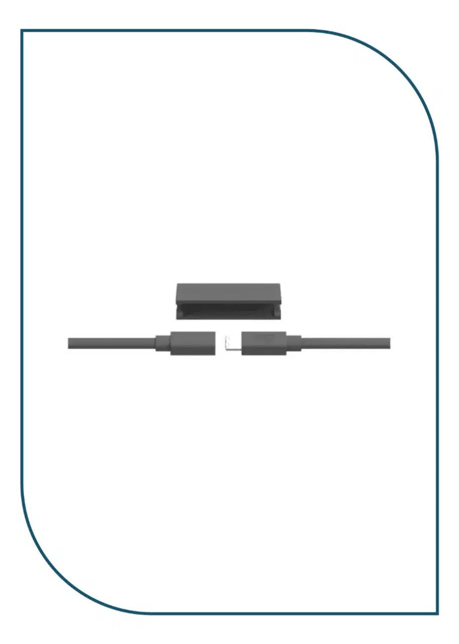 Logitech Extension Cable For Meetup Mic-10M Mic Cable-Graphite (950-000005) Logitech Extension Cable