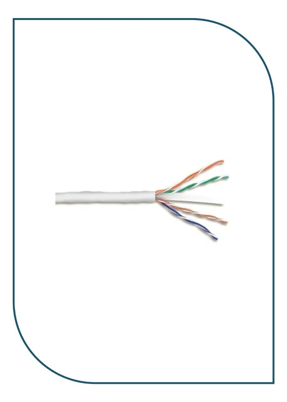 Schneider Cat6, 4pr UTP Cable 305M White, LSZH (ACT4P6ULS3RBWE) ACT4P6ULS3RBWE