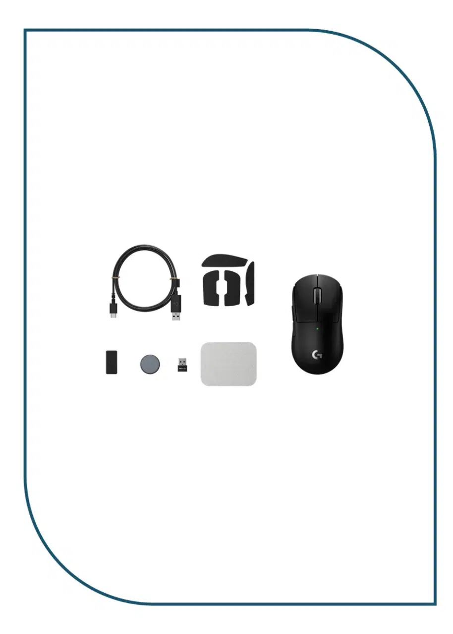 Logitech PRO X SUPERLIGHT 2c Wireless Gaming Mouse - Black (910-007532) Logitech PRO X SUPERLIGHT 2c