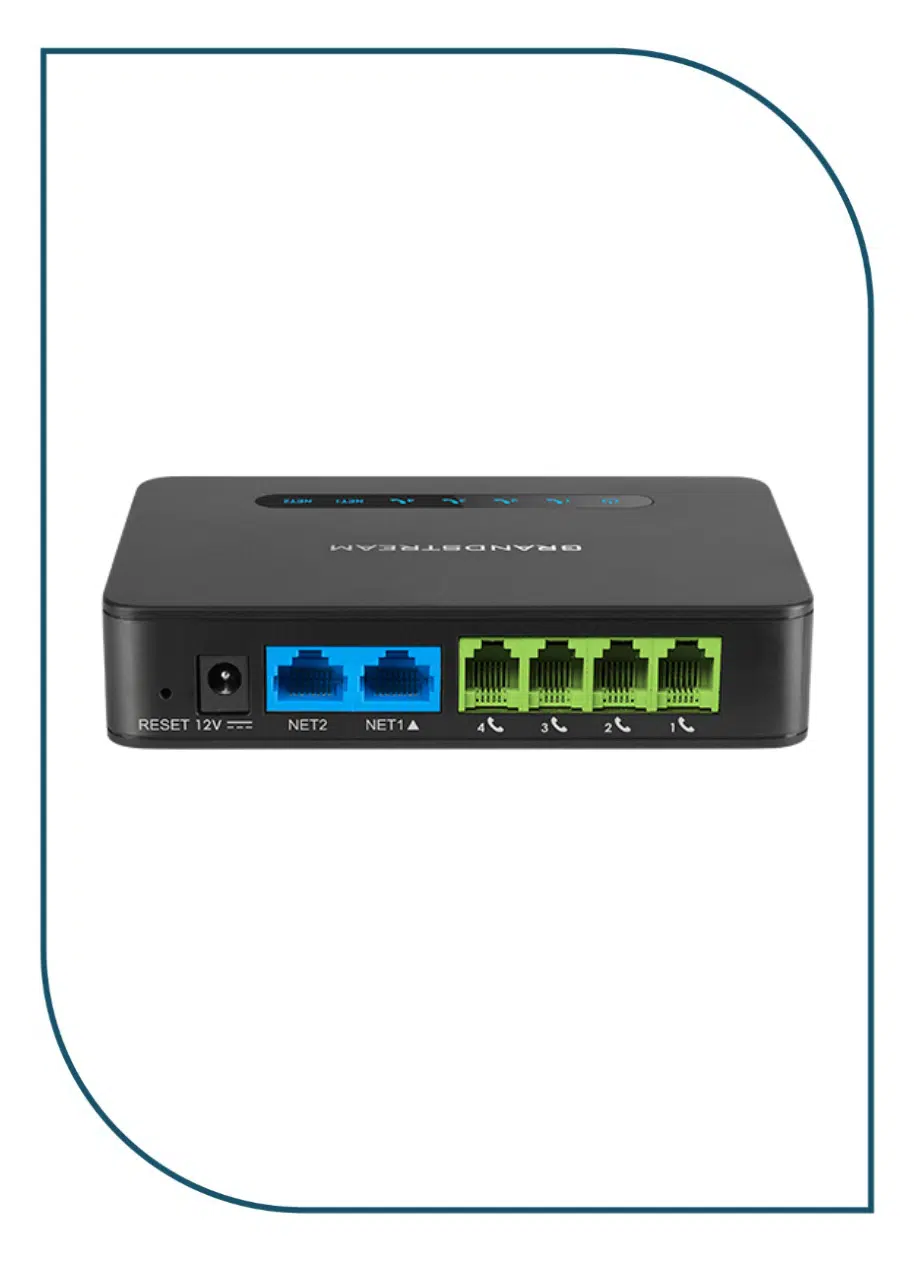 Grandstream HT814 V2 Powerful 4 Port FXS Gateway with Gigabit NAT Router HT814 V2