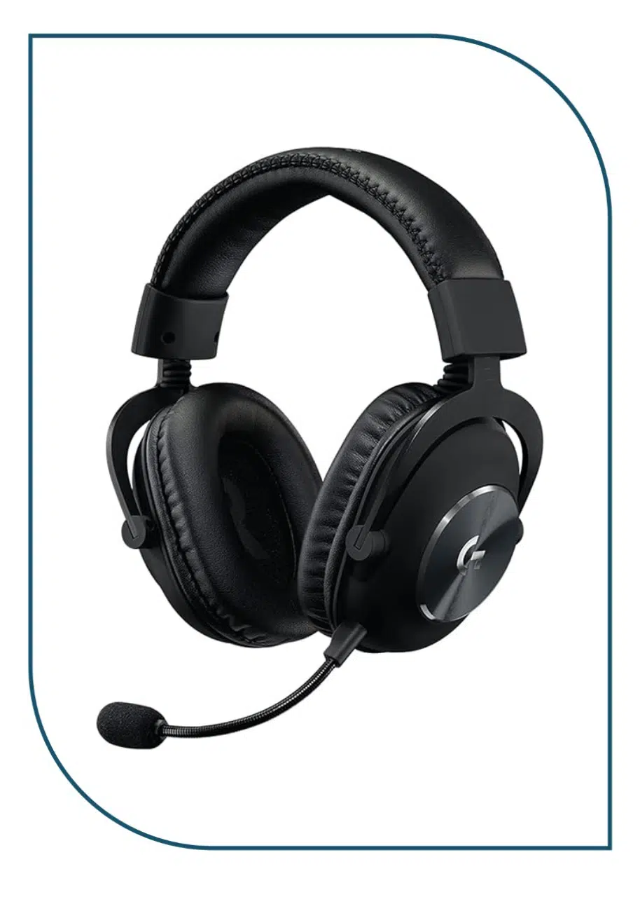 Logitech PRO X Gaming Headset - 7.1 / - Blue VO!CE Mic Tech Black Logitech PRO X