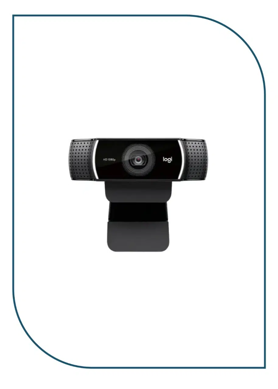 LOGITECH C922 Pro Stream Webcam - Tripod - BLACK - USB (960-001088) LOGITECH C922 Pro