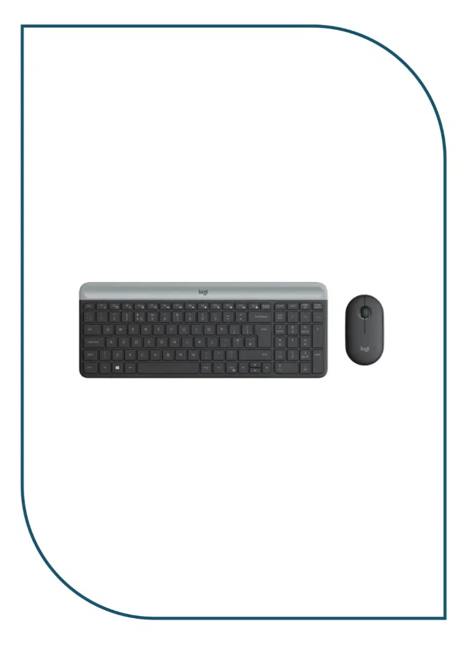 Logitech MK470 Slim Wireless Keyboard and Mouse Combo - GRAPHITE - ARA (102) - 2.4GHZ - INTNL (920-010069) Logitech MK470