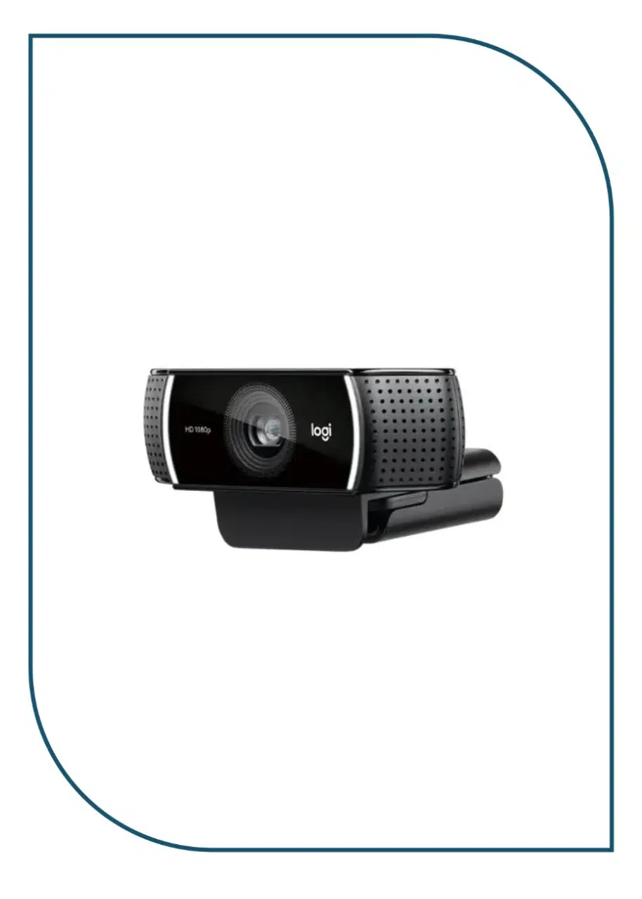 LOGITECH C922 Pro Stream Webcam - Tripod - BLACK - USB (960-001088) LOGITECH C922