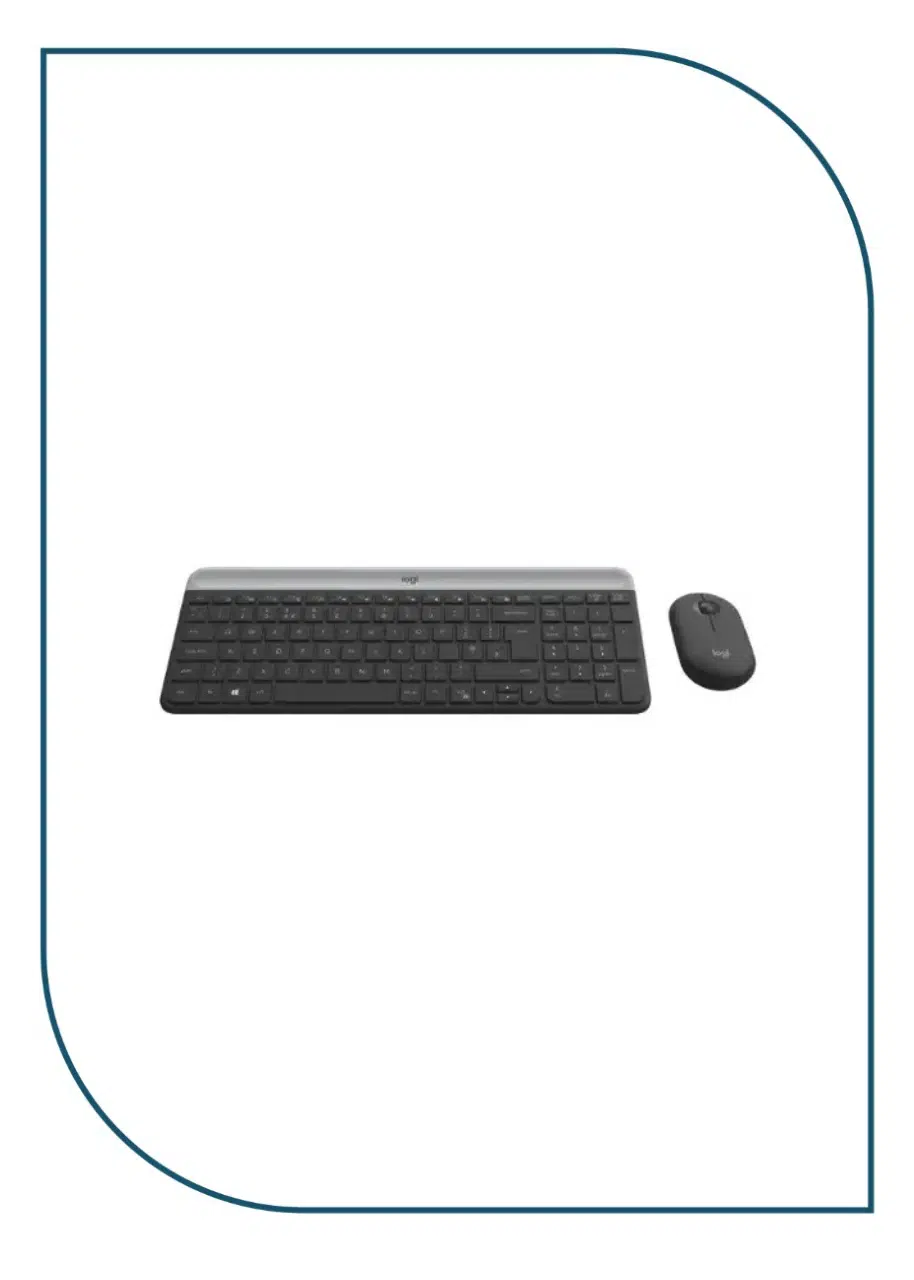 Logitech MK470 Slim Wireless Keyboard and Mouse Combo - GRAPHITE - ARA (102) - 2.4GHZ - INTNL (920-010069) Logitech MK470