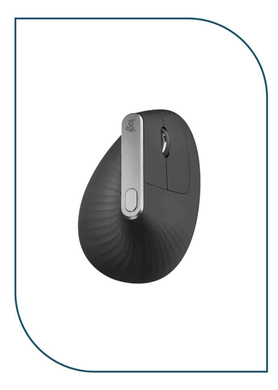LOGITECH MX Vertical Advanced Ergonomic Mouse - GRAPHITE - 2.4GHZ/BT - N/A - EMEA-New (910-005448) Logitech MX Vertical Advanced Ergonomic Mouse