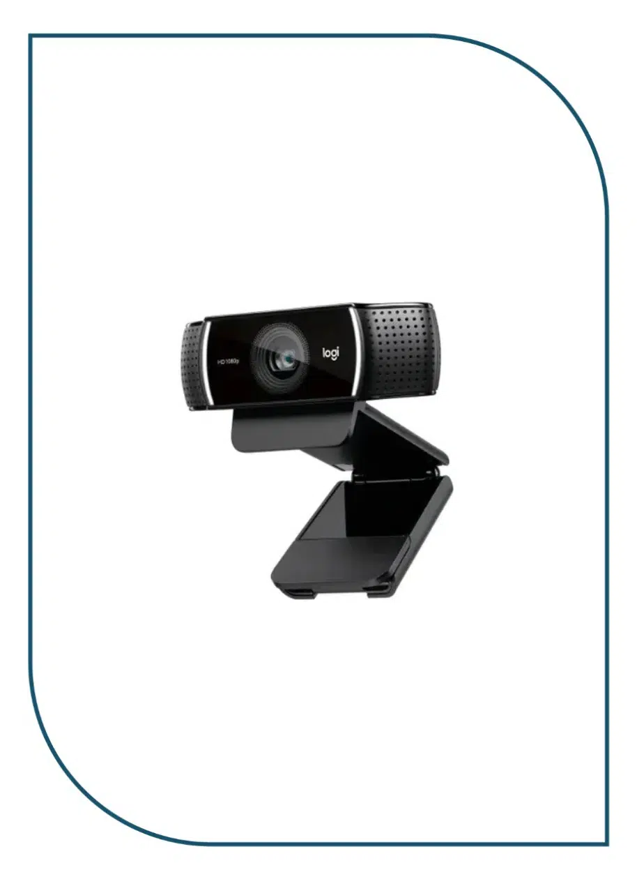LOGITECH C922 Pro Stream Webcam - Tripod - BLACK - USB (960-001088) LOGITECH C922