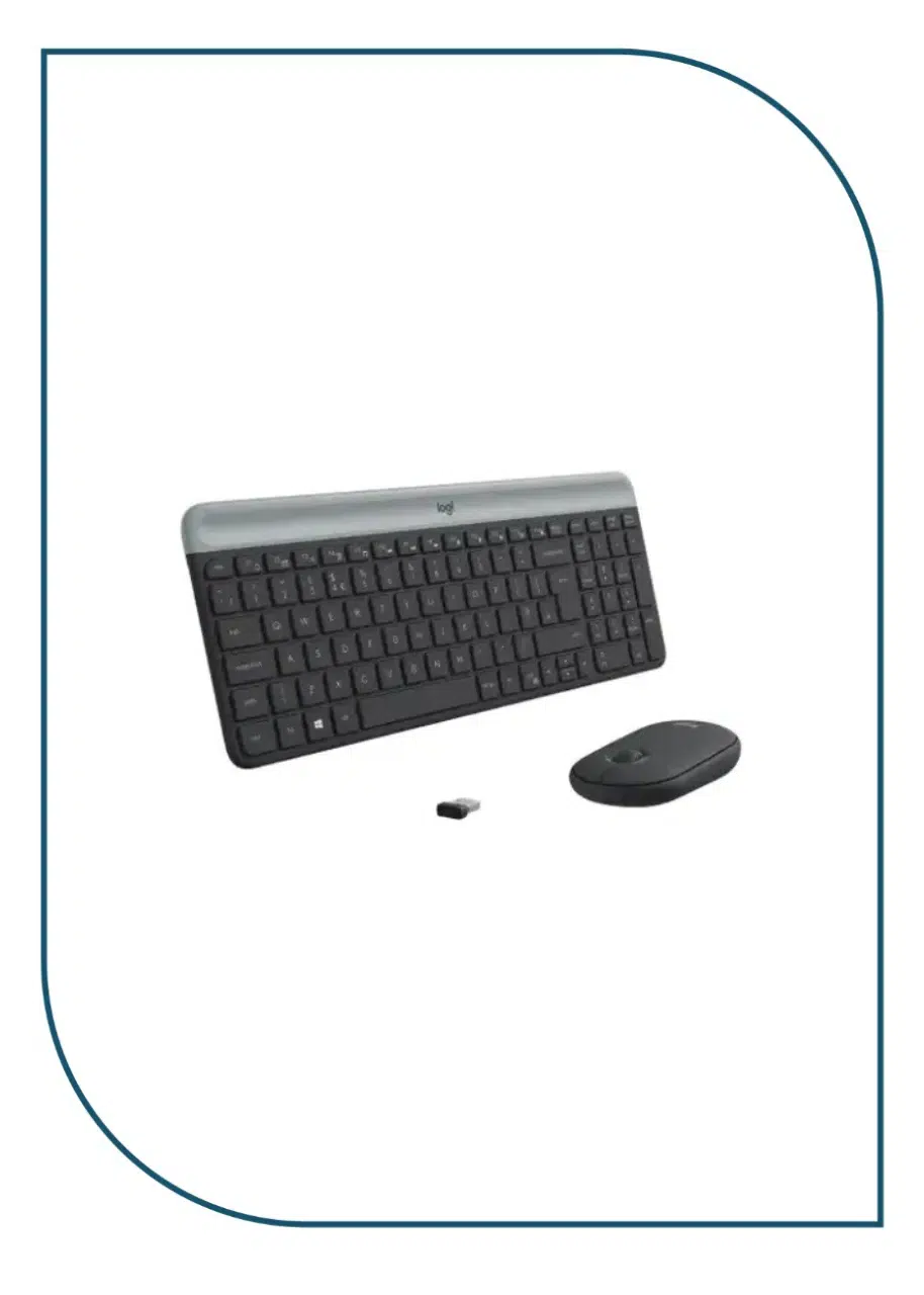 Logitech MK470 Slim Wireless Keyboard and Mouse Combo - GRAPHITE - ARA (102) - 2.4GHZ - INTNL (920-010069) Logitech MK470