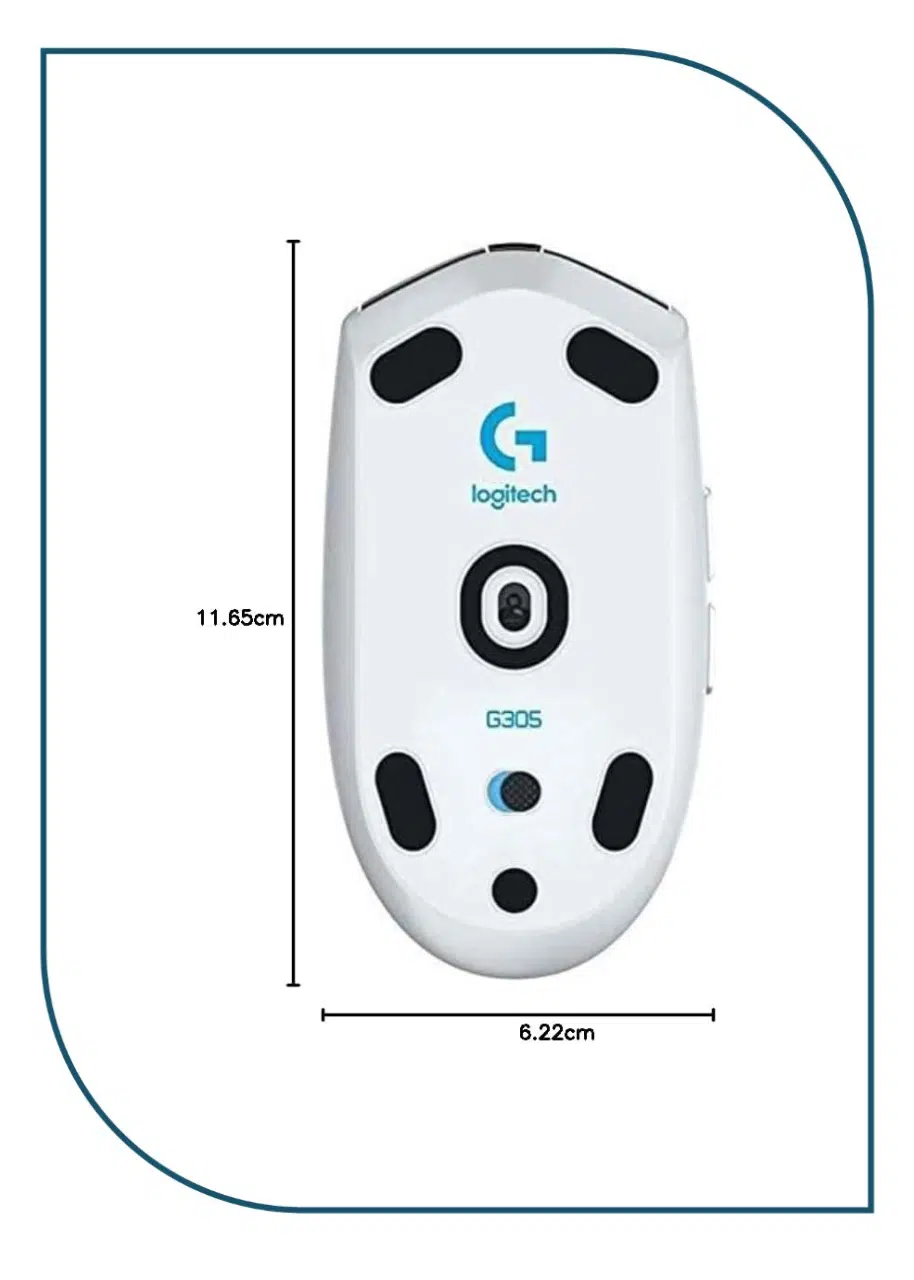 LOGITECH G309 LIGHTSPEED Wireless Gaming Mouse - WHITE - 2.4GHZ/BT - EWR2i - (910-007208) LOGITECH G309