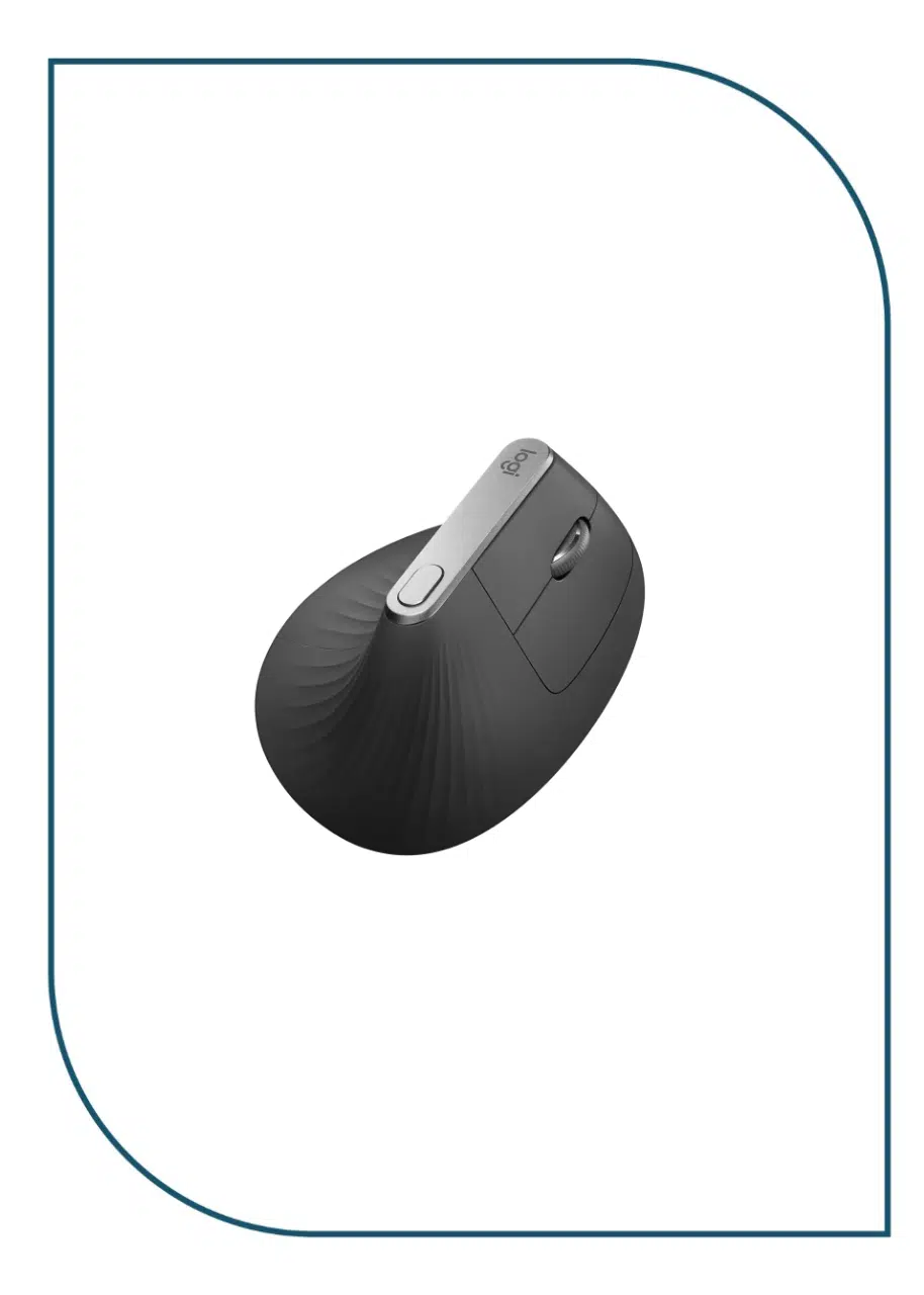 LOGITECH MX Vertical Advanced Ergonomic Mouse - GRAPHITE - 2.4GHZ/BT - N/A - EMEA-New (910-005448) Logitech MX Vertical Advanced Ergonomic Mouse