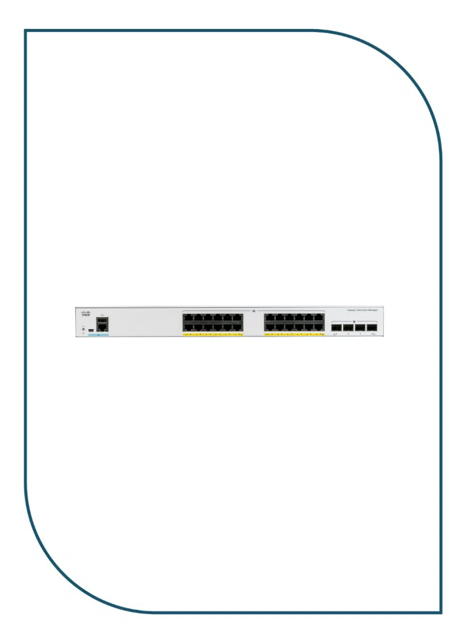 Cisco Catalyst 1000 (C1000-24T-4G-L) Switch, 24xGigabit Ethernet/4x1G SFP Uplink/No Fan & PSU Cisco Catalyst 1000 (C1000-24T-4G-L) Switch, 24xGigabit Ethernet/4x1G SFP Uplink/No Fan & PSU - Image 3