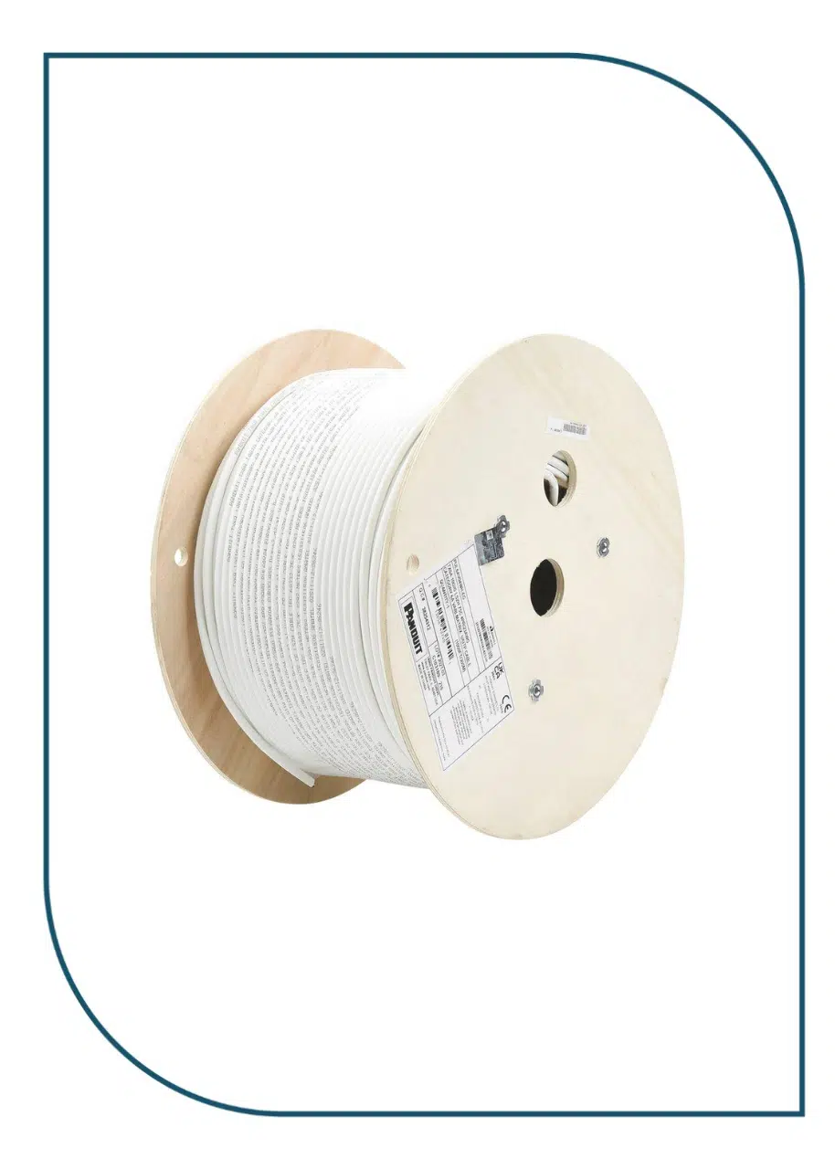 Panduit (P-PUL6X04WH-HEG) Copper Cable, Cat 6A, 23 AWG, U/UTP, LSZH-1, White (305M) P-PUL6X04WH-HEG