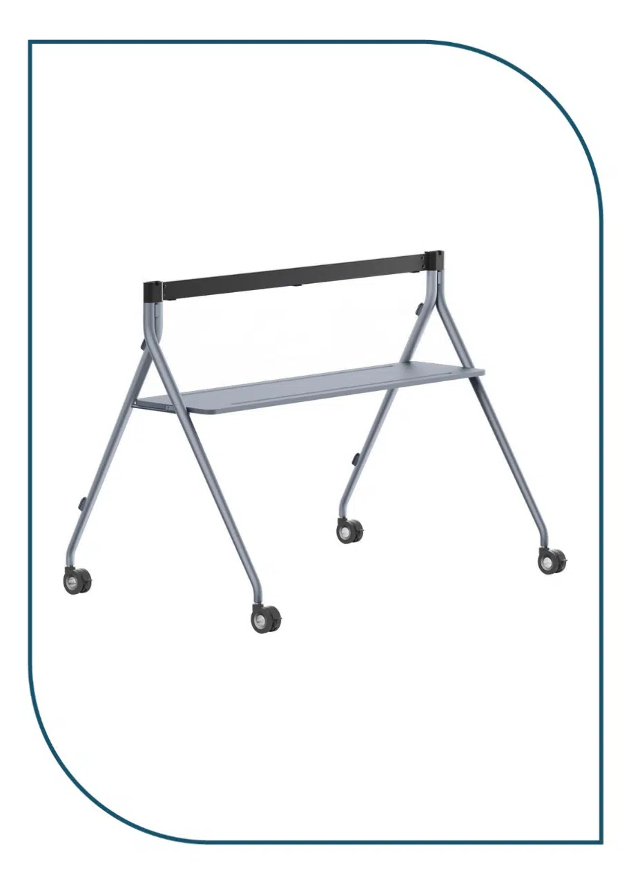 Yealink MB-FS-P750T – Mobile Floor Stand with Tray for MeetingBoard 75 Pro MB-FS-P750T