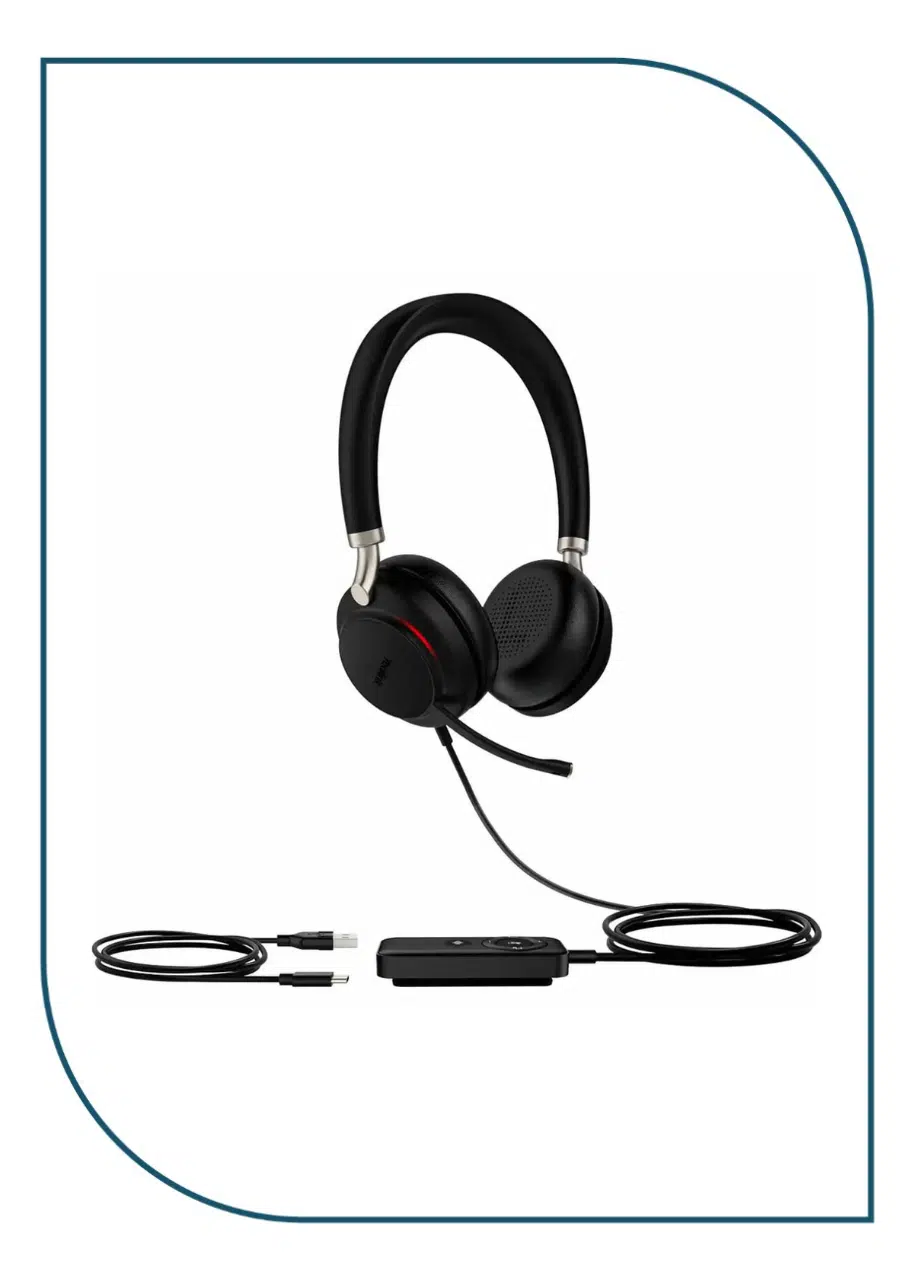 Yealink UH48 Dual Teams aUSB-C/A – Premium ANC USB Wired Stereo Headset UH48,