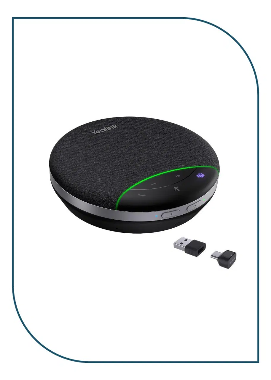Yealink SP92 with Dongle USB-C/A – Portable Bluetooth USB Speakerphone SP92