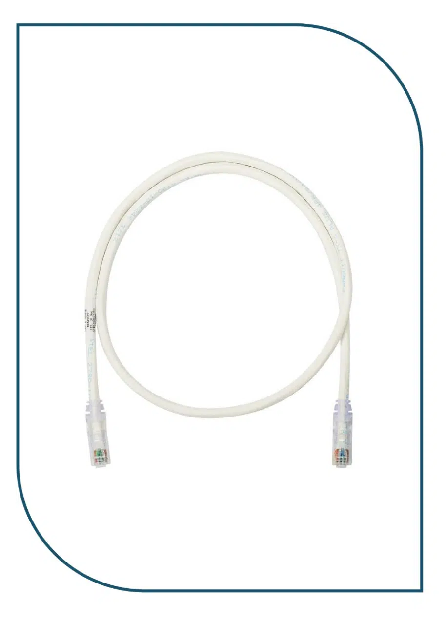 Panduit NK6APC3M – NetKey® Category 6A U/UTP Patch Cord, CM/LSZH, Off White, 3m NK6APC3M