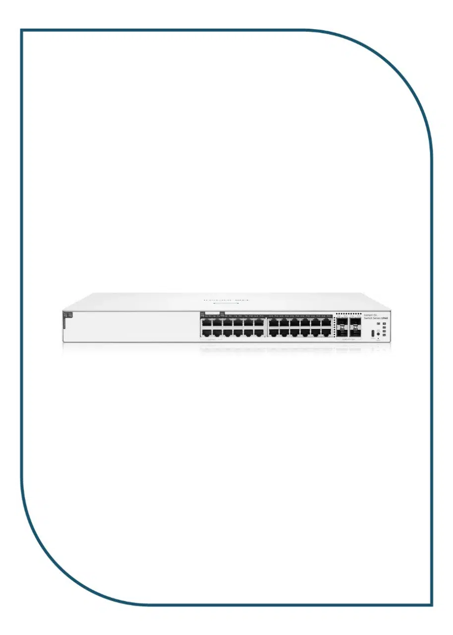 HPE Networking Instant On Switch 1940 20-Port Gigabit + 4-Port 2.5G PoE, 4-Port SFP+ 370W — S4A32A S4A32A