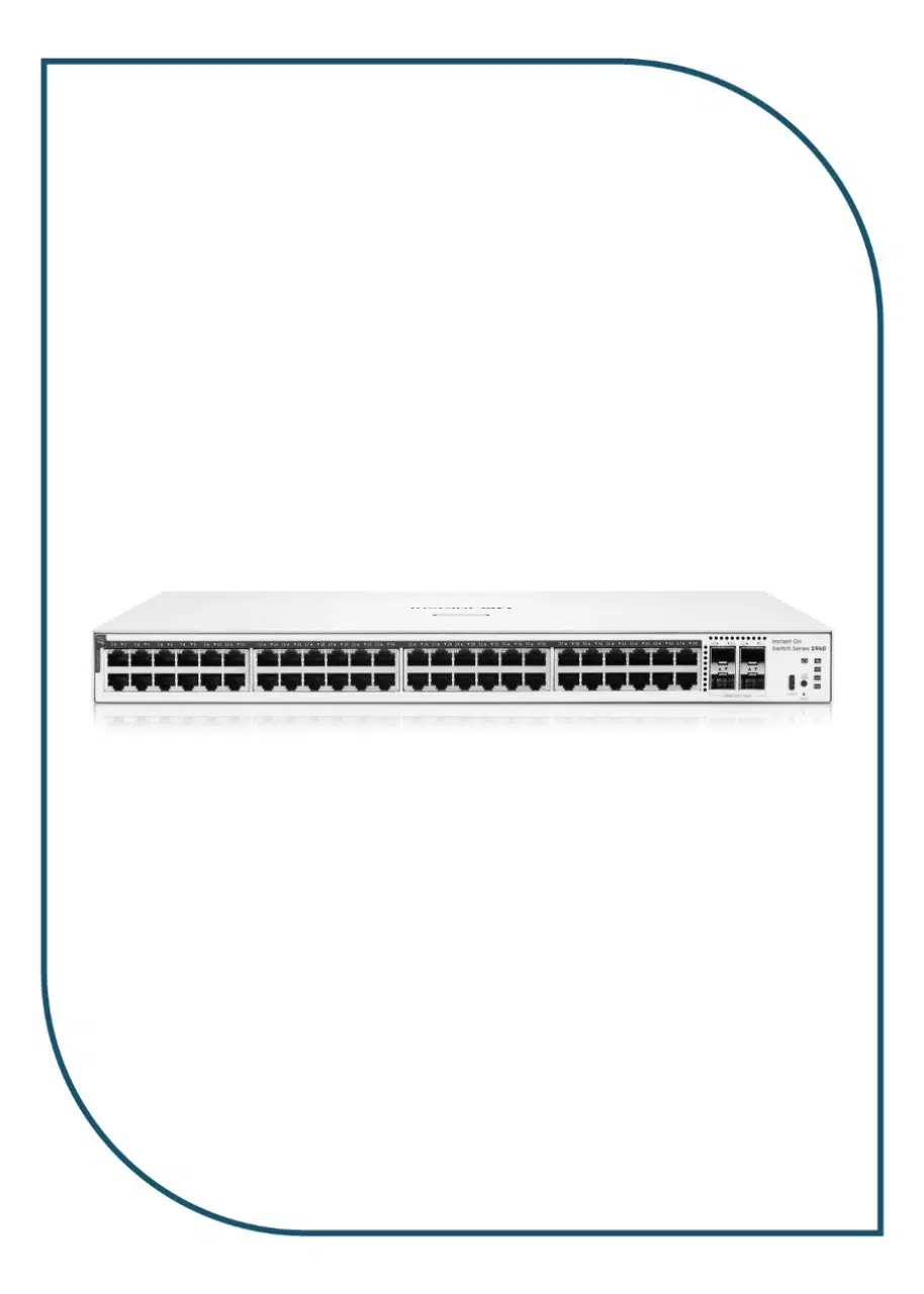 HPE Networking Instant On Switch 1940 48-Port Gigabit Class 4 PoE, 4-Port SFP+ 370W — S4A34A S4A34A